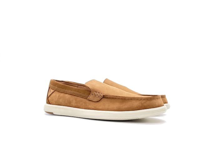 CLARKS Mocassino Uomo Bratton Loafer Dark Tan Nabuk - 6