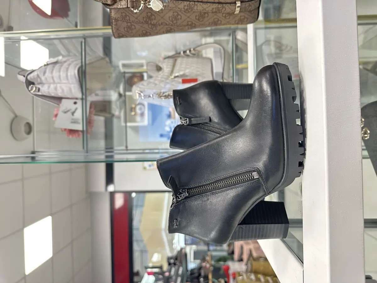 Igi e Co tronchetti donna in pelle con tacco e zip - 3