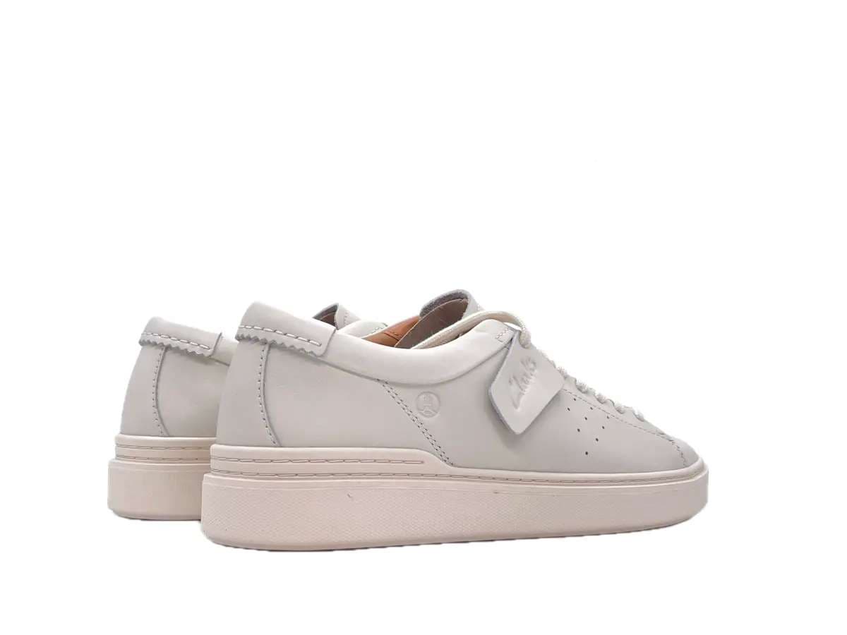 CLARKS CRAFT SWIFT Sneakers uomo in pelle bianche in Sneaker casual Calzature Durello - Agna, commercioVirtuoso.it