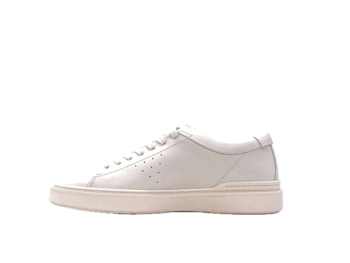 CLARKS CRAFT SWIFT Sneakers uomo in pelle bianche - 6