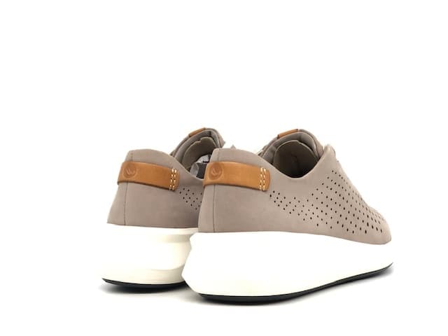 CLARKS Sneakers Donna Rio Tie Stone Nabuk in Sneaker casual Calzature Durello - Agna, commercioVirtuoso.it