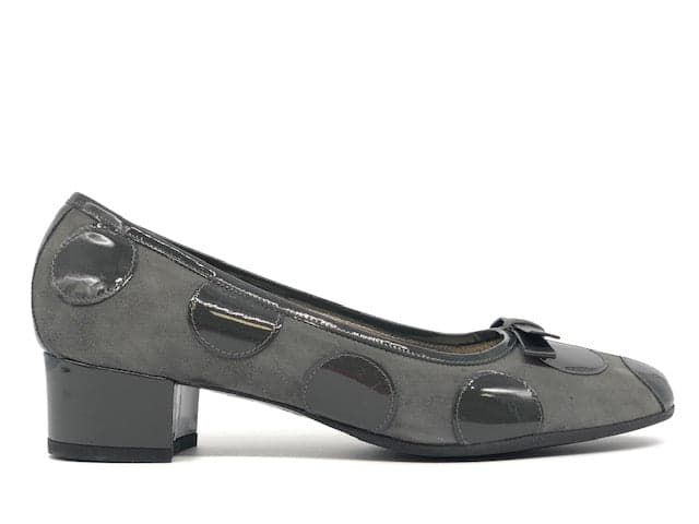 comfort Décolleté nappa e camoscio grigio in Scarpe col tacco Calzature Durello - Agna, commercioVirtuoso.it