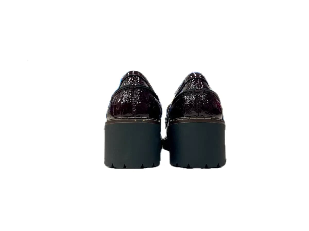 comfort Mocassino Donna bordò in Pelle in Loafer e mocassini Calzature Durello - Agna, commercioVirtuoso.it