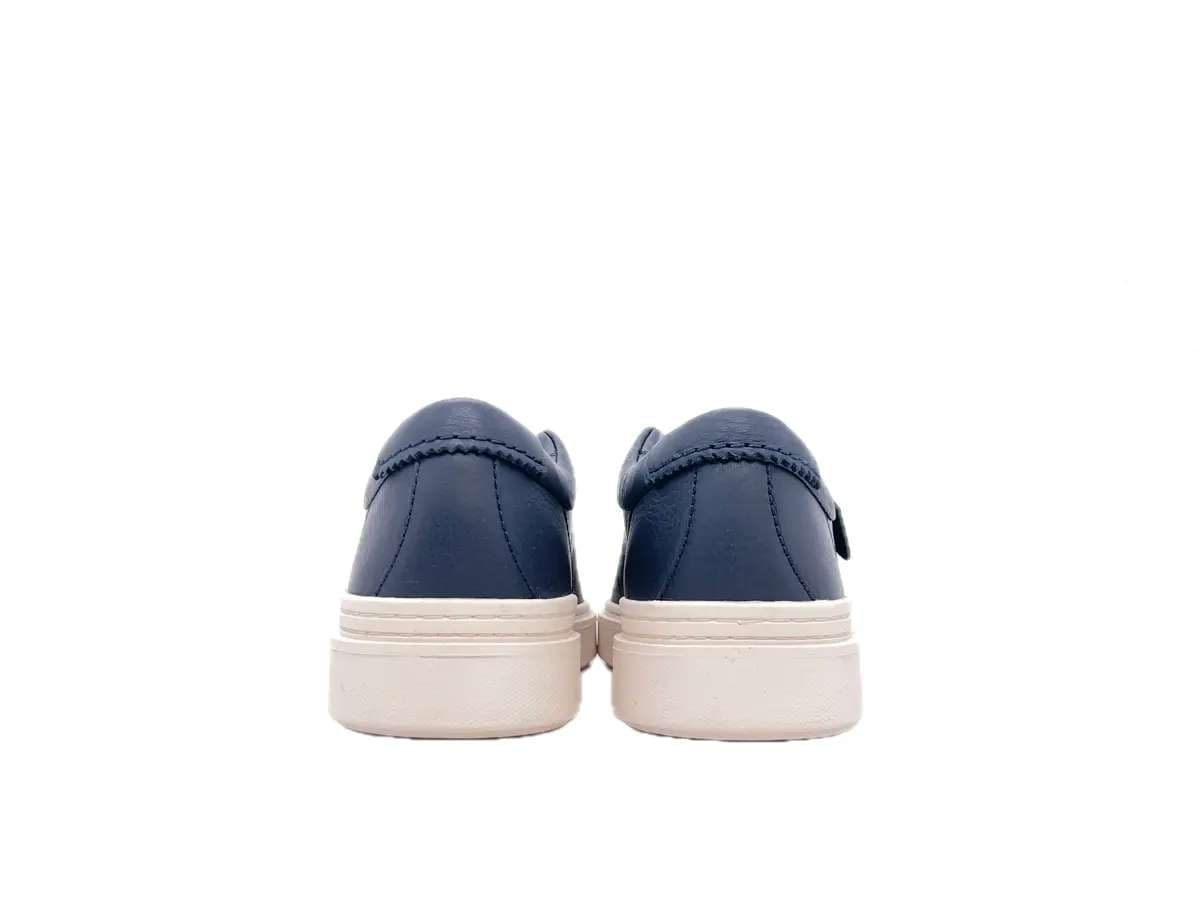 CLARKS CRAFT SWIFT Sneakers uomo in pelle blu in Sneaker casual Calzature Durello - Agna, commercioVirtuoso.it
