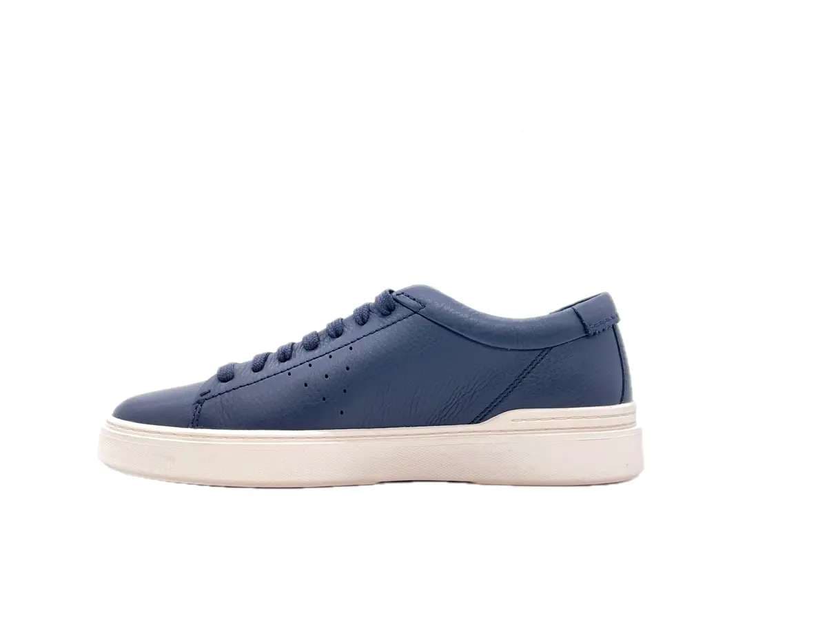 CLARKS CRAFT SWIFT Sneakers uomo in pelle blu in Sneaker casual Calzature Durello - Agna, commercioVirtuoso.it