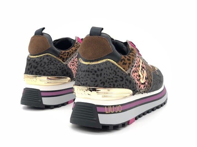 LIU JO WONDER MAXI 01 leopardata multicolore in Sneaker casual Calzature Durello - Agna, commercioVirtuoso.it