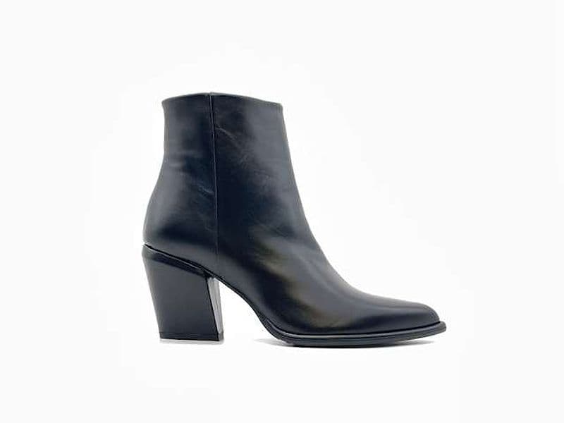 ENZO D'ALESSANDRO Tronchetto Donna Nappa Nero in Stivali Calzature Durello - Agna, commercioVirtuoso.it
