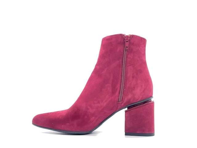 Stivaletto bordeaux donna a punta in pelle tacco 5 Enzo D'Alessandro - 5