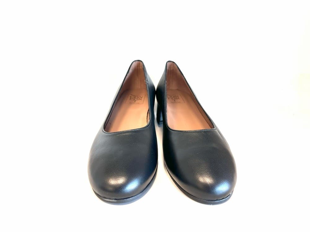 comfort Décolleté in pelle nera tacco 30 punta tonda C3I5465 in Scarpe col tacco Calzature Durello - Agna, commercioVirtuoso.it