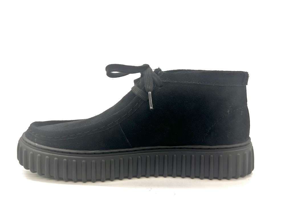 CLARKS Uomo TORHILL HI Suede colore nero in Stivali Calzature Durello - Agna, commercioVirtuoso.it