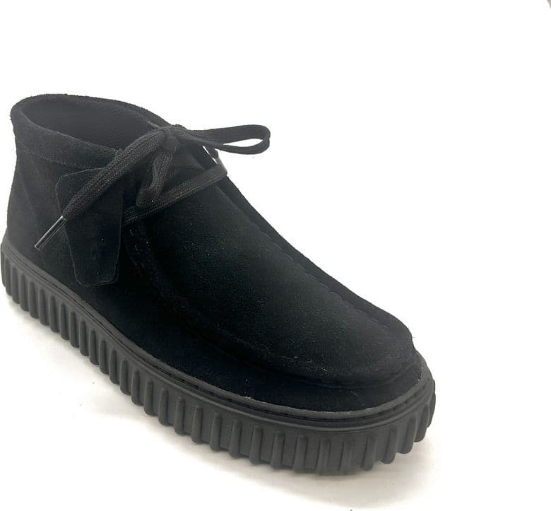 CLARKS Uomo TORHILL HI Suede colore nero in Stivali Calzature Durello - Agna, commercioVirtuoso.it