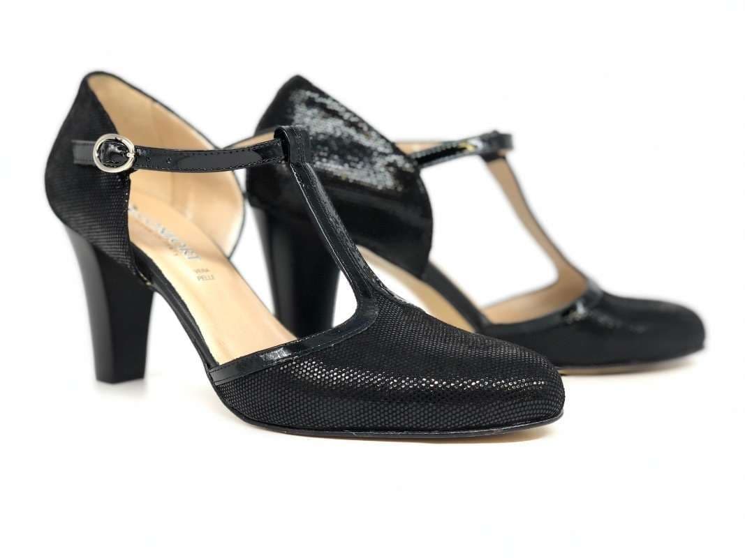 comfort Scarpa da ballo donna nero in Scarpe da ballo da donna Calzature Durello - Agna, commercioVirtuoso.it