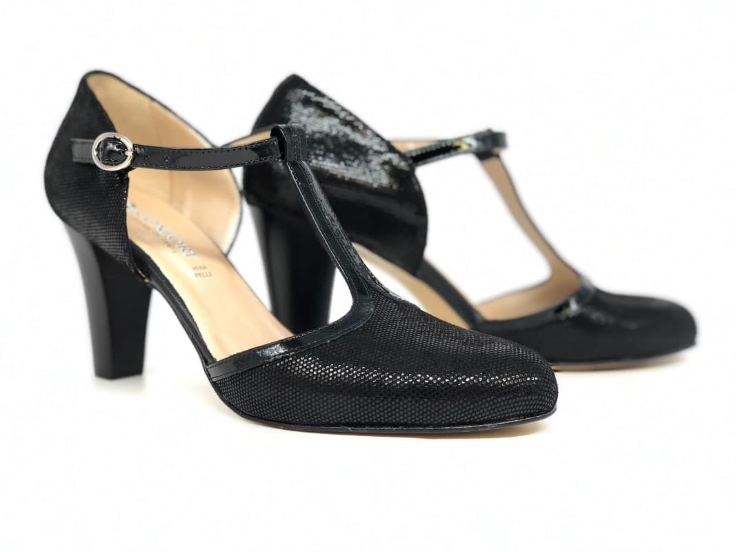 comfort Scarpa da ballo donna nero in Scarpe da ballo da donna Calzature Durello - Agna, commercioVirtuoso.it