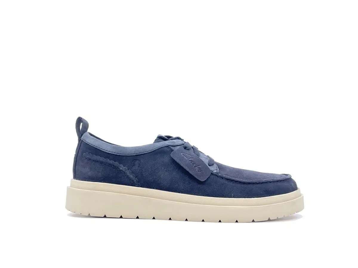 CLARKS POLDEN MOC scarpe uomo in pelle nabuk blu in Loafer e mocassini Calzature Durello - Agna, commercioVirtuoso.it