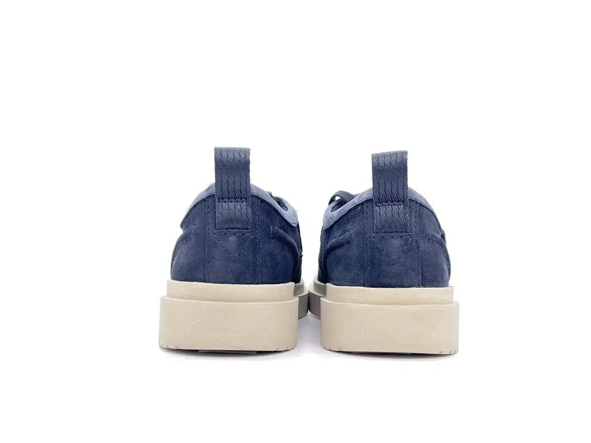 CLARKS POLDEN MOC scarpe uomo in pelle nabuk blu in Loafer e mocassini Calzature Durello - Agna, commercioVirtuoso.it