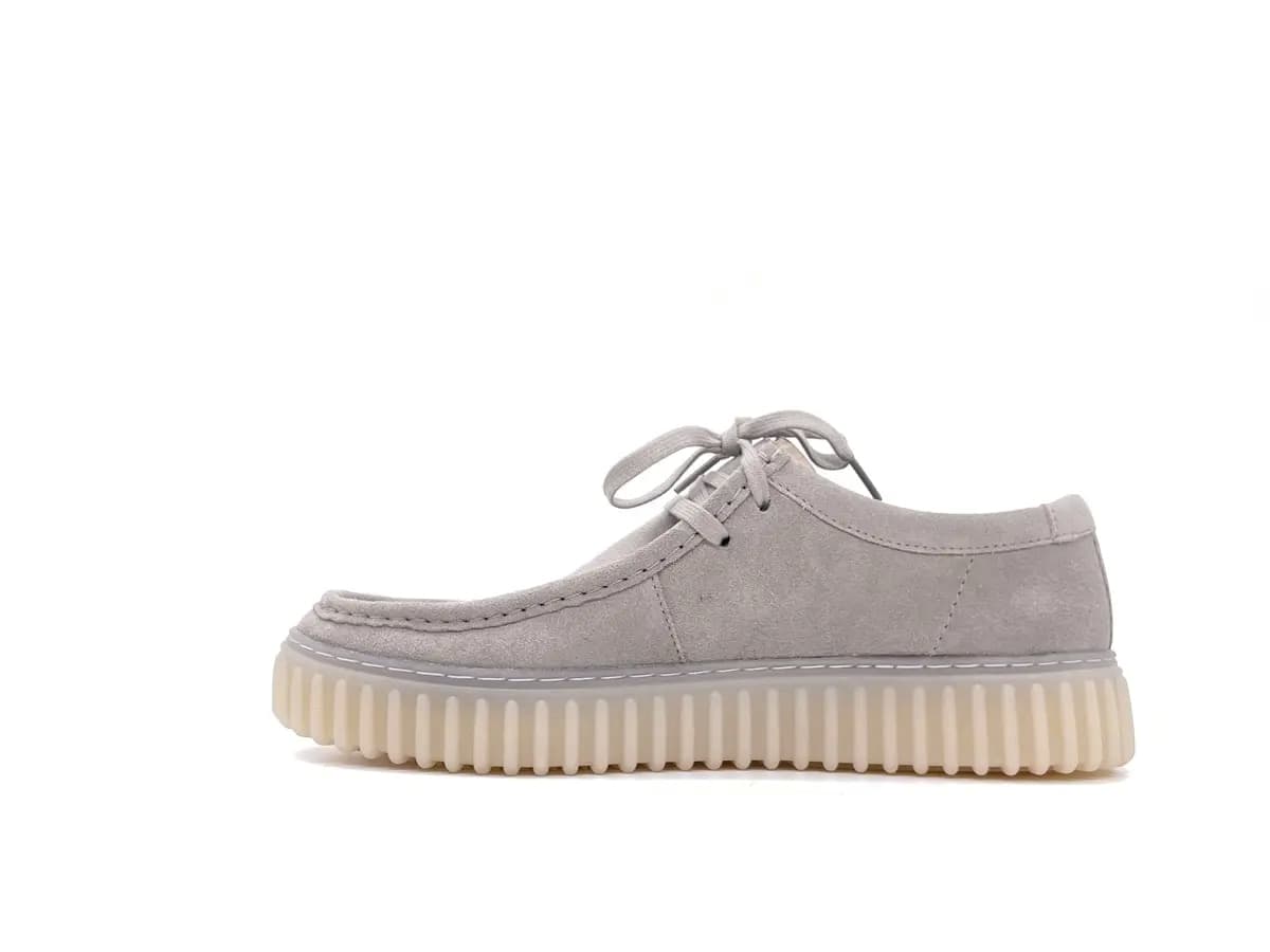 CLARKS TORHILL LO Stringata uomo in camoscio grigio in Stivali Calzature Durello - Agna, commercioVirtuoso.it