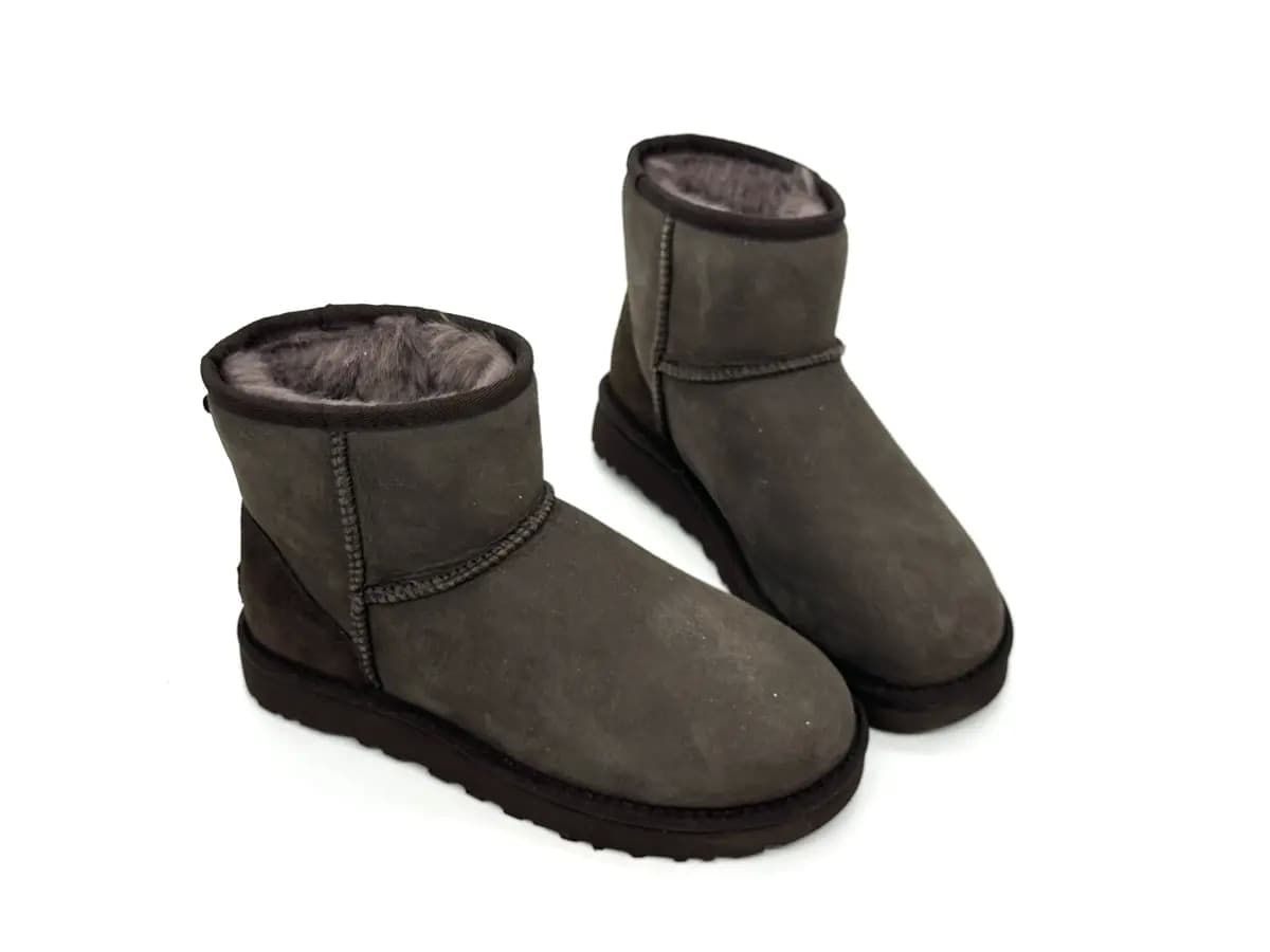 UGG stivaletti uomo scamosciati marroni foderati lana suola antiscivolo in Stivali Calzature Durello - Agna, commercioVirtuoso.it