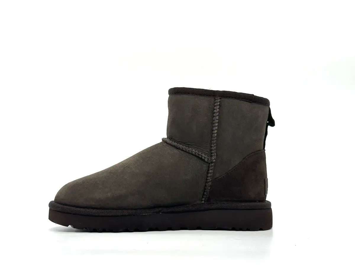 UGG stivaletti uomo scamosciati marroni foderati lana suola antiscivolo - 6