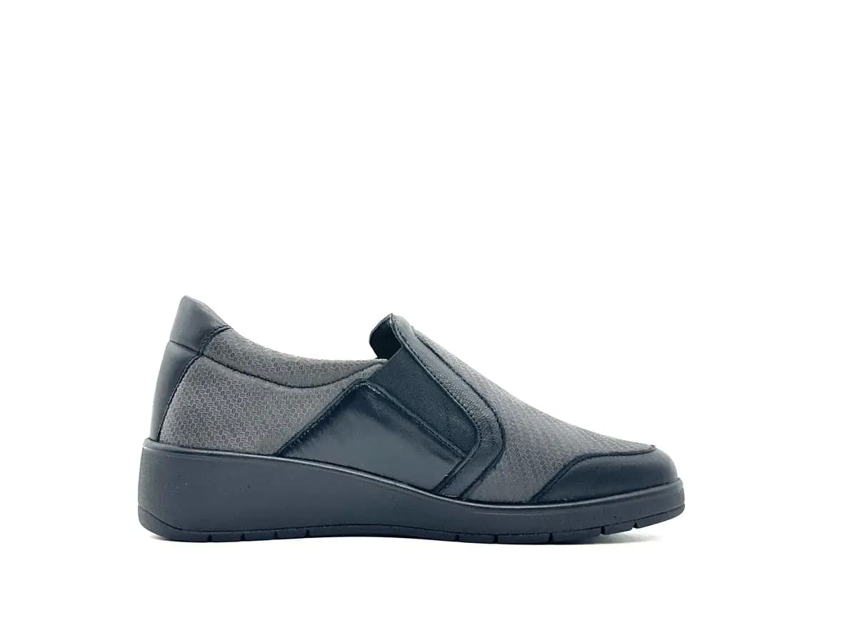 Grunland scarpa donna elasticizzata grigia con sottopiede in pelle estraibile in Scarpe da ballo da donna Calzature Durello - Agna, commercioVirtuoso.it