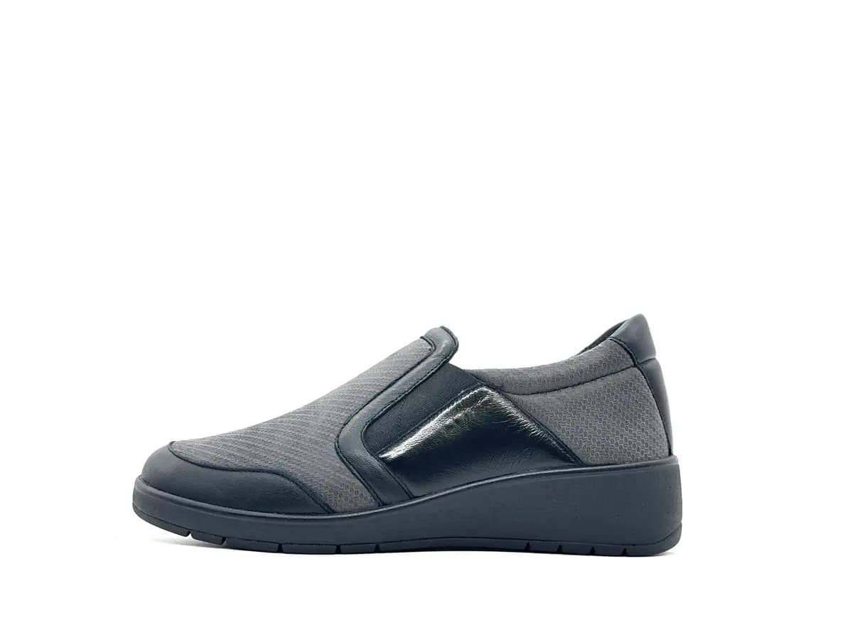 Grunland scarpa donna elasticizzata grigia con sottopiede in pelle estraibile in Scarpe da ballo da donna Calzature Durello - Agna, commercioVirtuoso.it