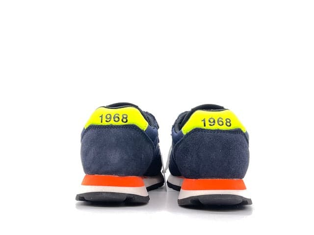 SUN68 Sneakers bambino BOY'S TOM FLUO (KID) Navy blue in prodotto Calzature Durello - Agna, commercioVirtuoso.it