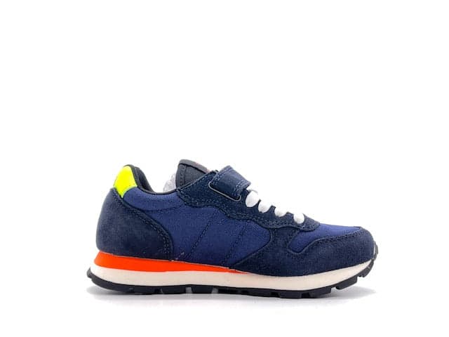 SUN68 Sneakers bambino BOY'S TOM FLUO (KID) Navy blue in prodotto Calzature Durello - Agna, commercioVirtuoso.it