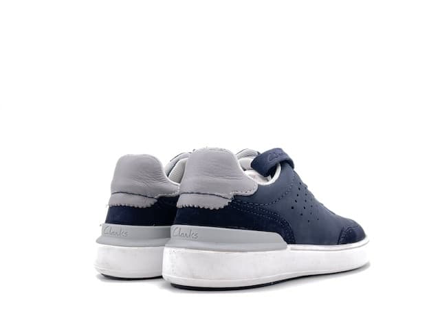 CLARKS Sneakers Uomo Court. Lite Navy in Sneaker casual Calzature Durello - Agna, commercioVirtuoso.it