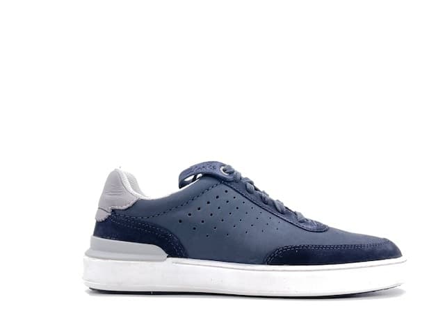 CLARKS Sneakers Uomo Court. Lite Navy in Sneaker casual Calzature Durello - Agna, commercioVirtuoso.it