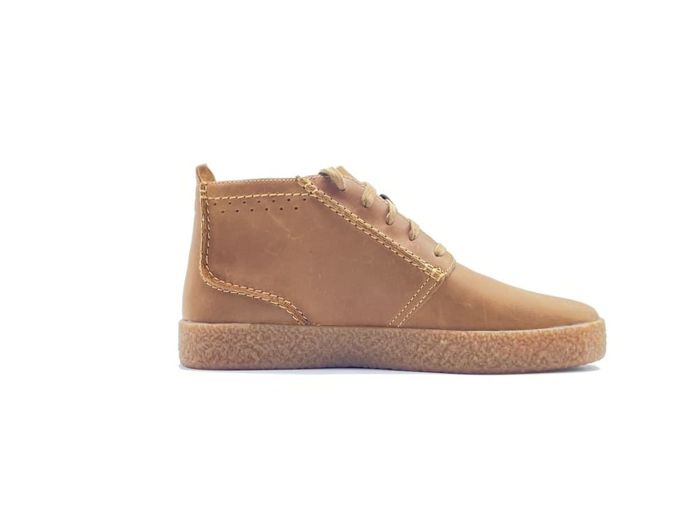 CLARKS STREETHILL MID Sneakers alta dark tan oliled leather in Stivali Calzature Durello - Agna, commercioVirtuoso.it