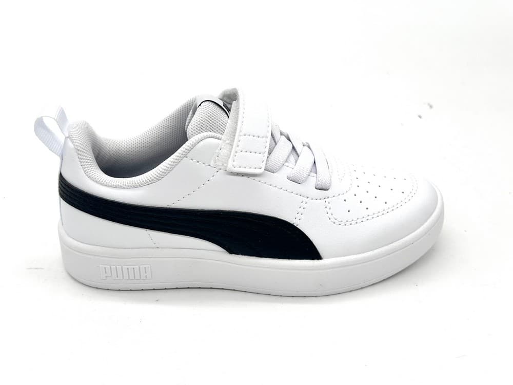 Puma Sneakers Bambino Rickie Bianco Nero - 4