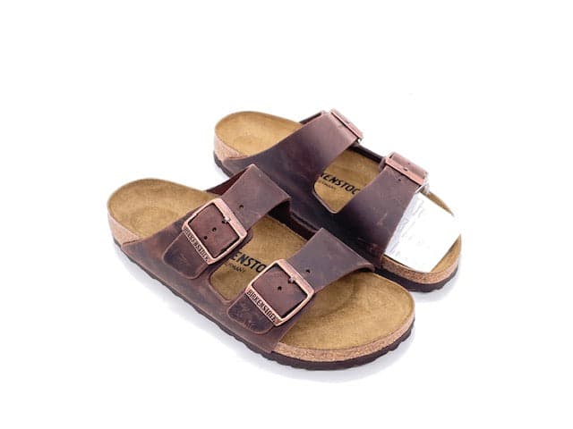 BIRKENSTOCK ARIZONA HABANA BS Ciabatta unisex in pelle ingrassata waxy leather m in Sandali Calzature Durello - Agna, commercioVirtuoso.it