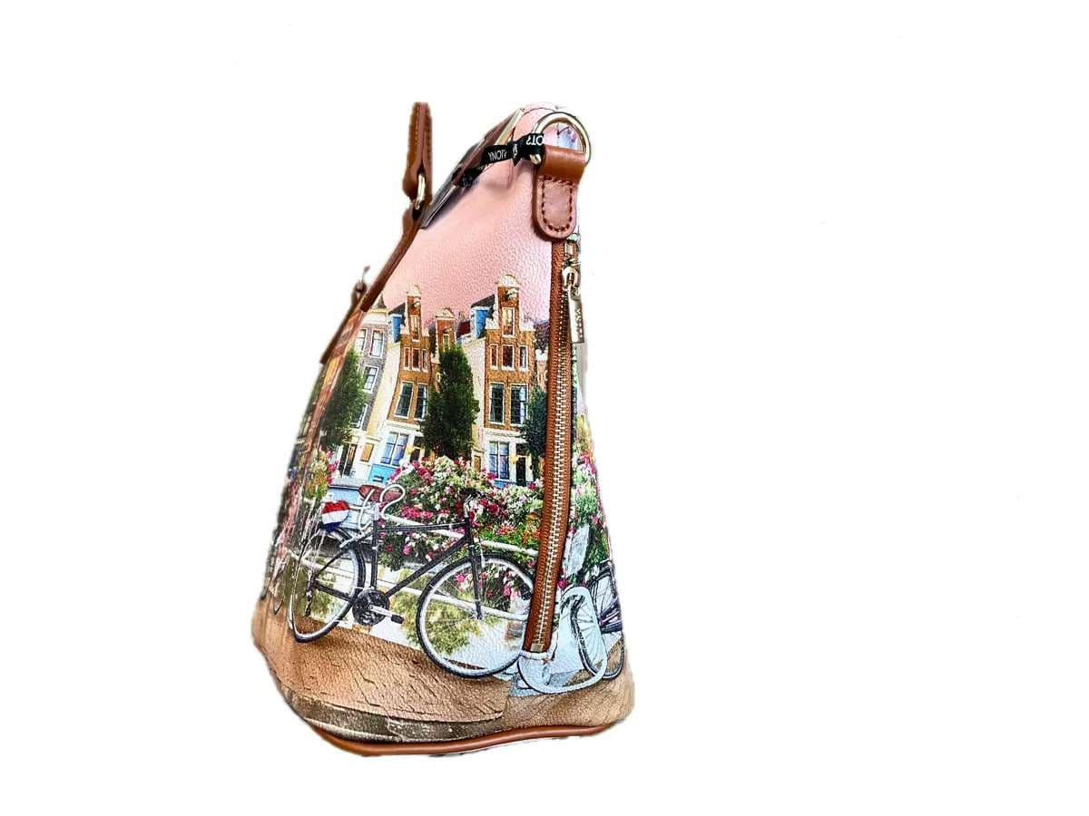 YNOT Borsa donna Shopping YES Flower River - 4