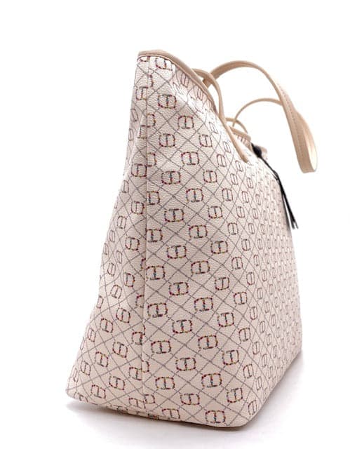 TWINSET Borsa Shopper Oval T FL in Borse a spalla Calzature Durello - Agna, commercioVirtuoso.it