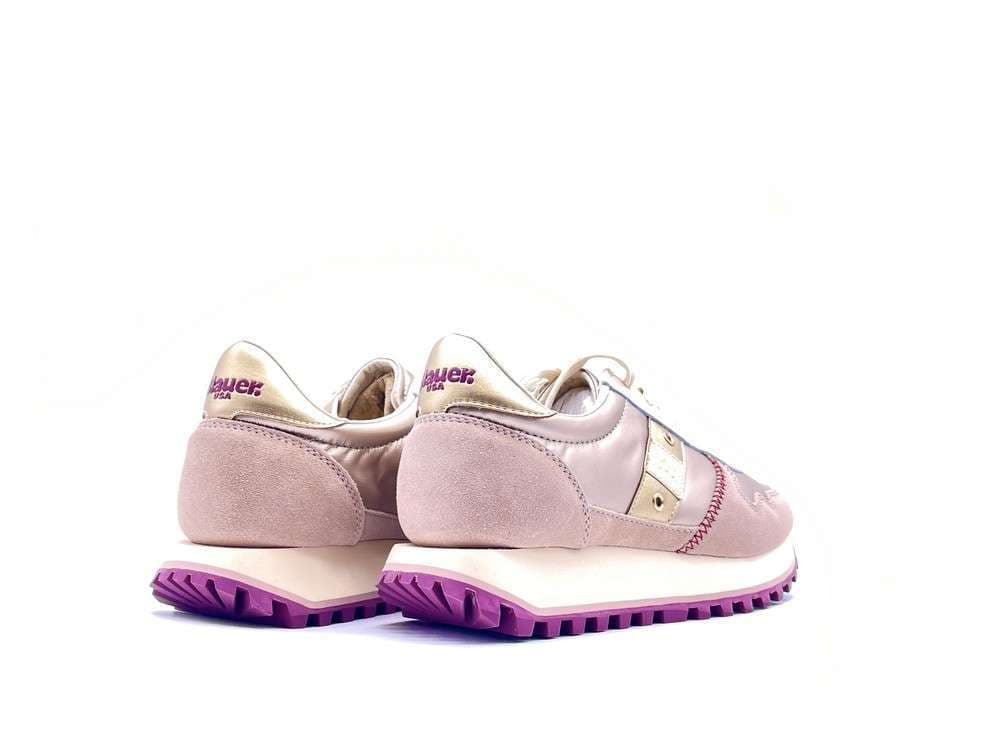 BLAUER Sneakers Donna Millen Nude in Sneaker casual Calzature Durello - Agna, commercioVirtuoso.it