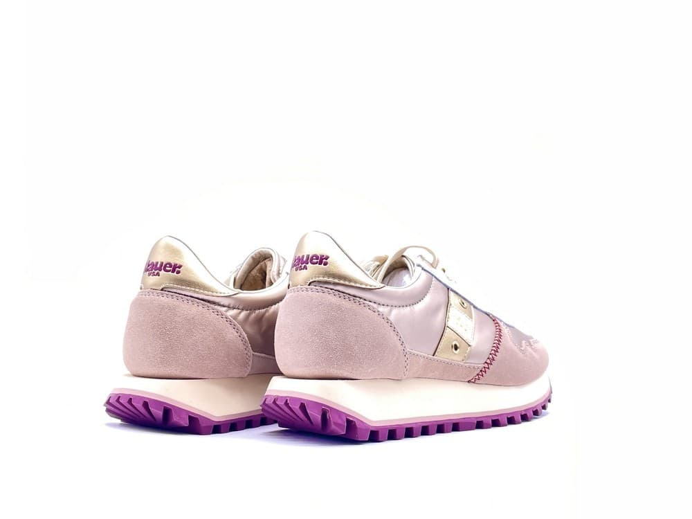 BLAUER Sneakers Donna Millen Nude in Sneaker casual Calzature Durello - Agna, commercioVirtuoso.it
