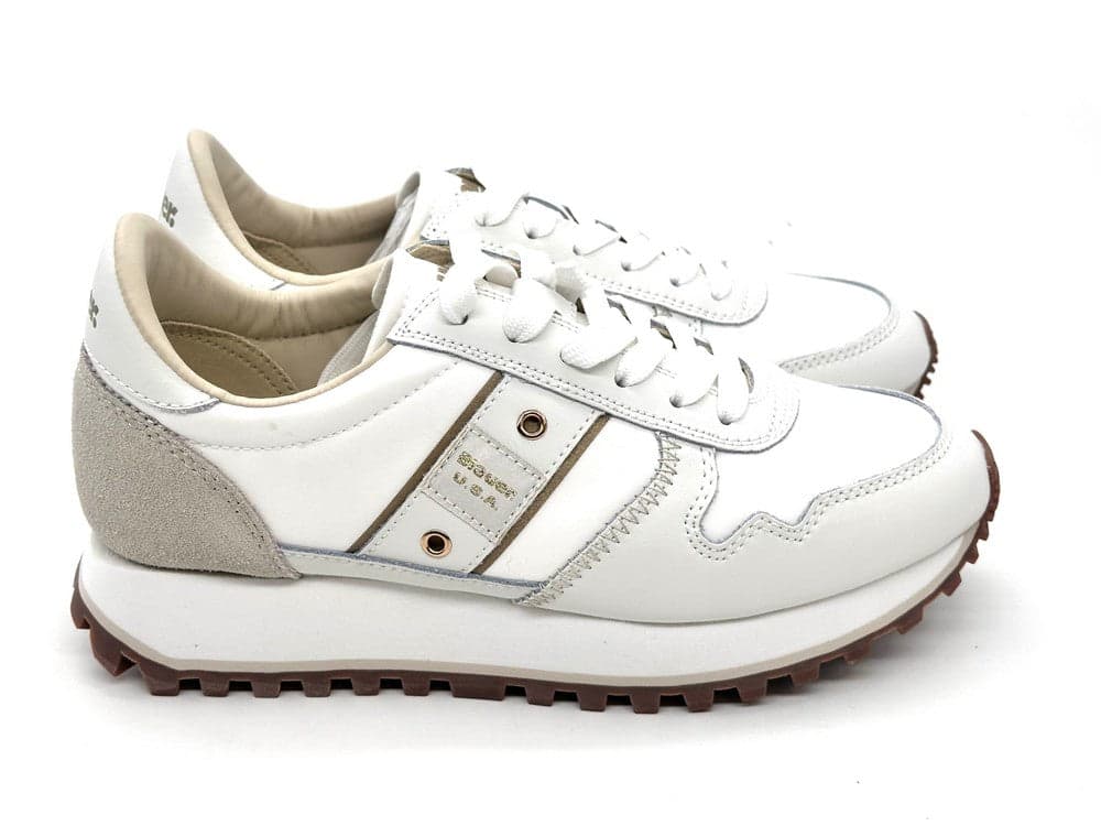 BLAUER Sneakers donna MILLEN03 White Cream
