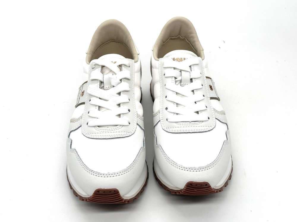 BLAUER Sneakers donna MILLEN03 White Cream in Sneaker casual Calzature Durello - Agna, commercioVirtuoso.it
