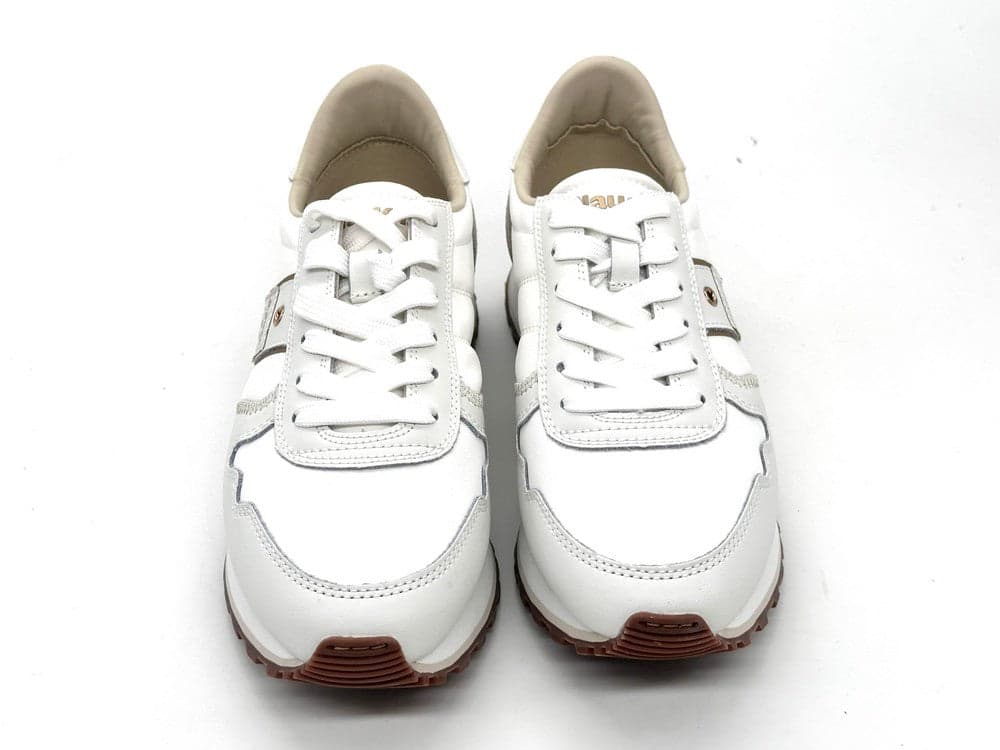 BLAUER Sneakers donna MILLEN03 White Cream in Sneaker casual Calzature Durello - Agna, commercioVirtuoso.it