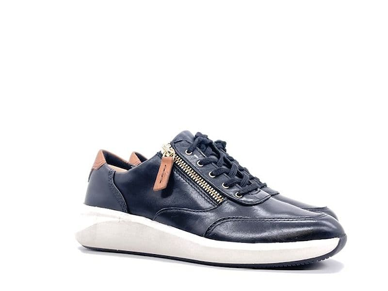 CLARKS Sneakers Donna Un Rio Zip Nero - 6