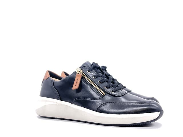 CLARKS Sneakers Donna Un Rio Zip Nero - 6