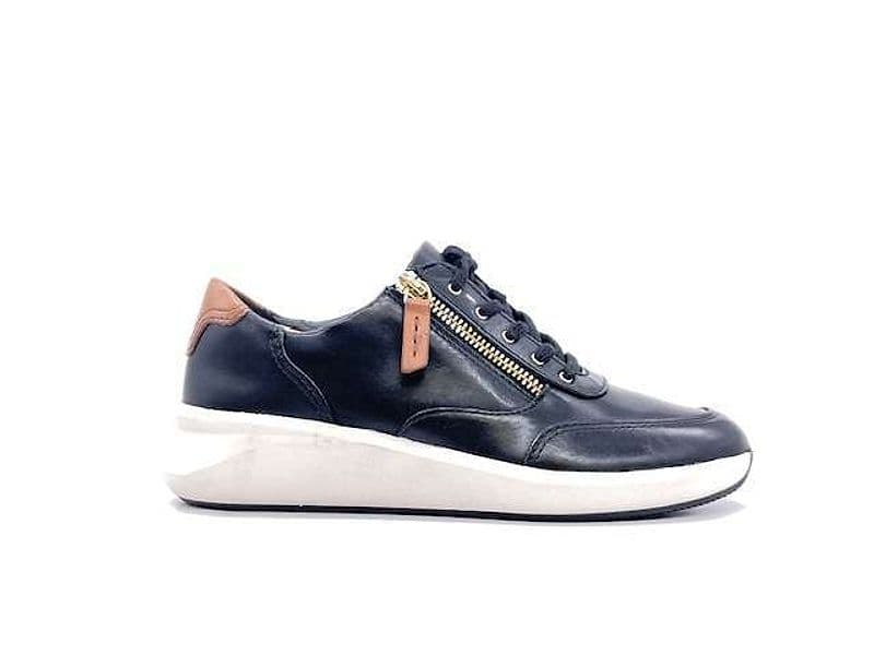 CLARKS Sneakers Donna Un Rio Zip Nero in Sneaker casual Calzature Durello - Agna, commercioVirtuoso.it