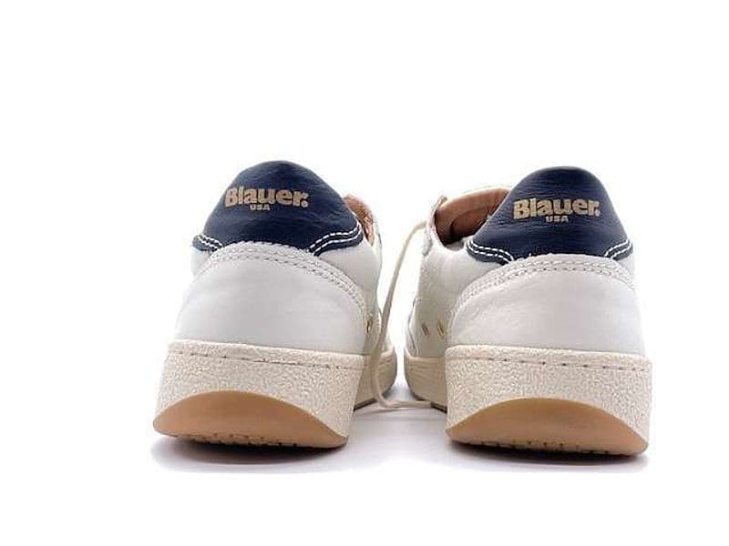 BLAUER Sneakers donna S0OLYMPIA1LEA white in Sneaker casual Calzature Durello - Agna, commercioVirtuoso.it