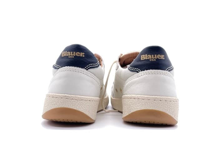 BLAUER Sneakers donna S0OLYMPIA1LEA white in Sneaker casual Calzature Durello - Agna, commercioVirtuoso.it