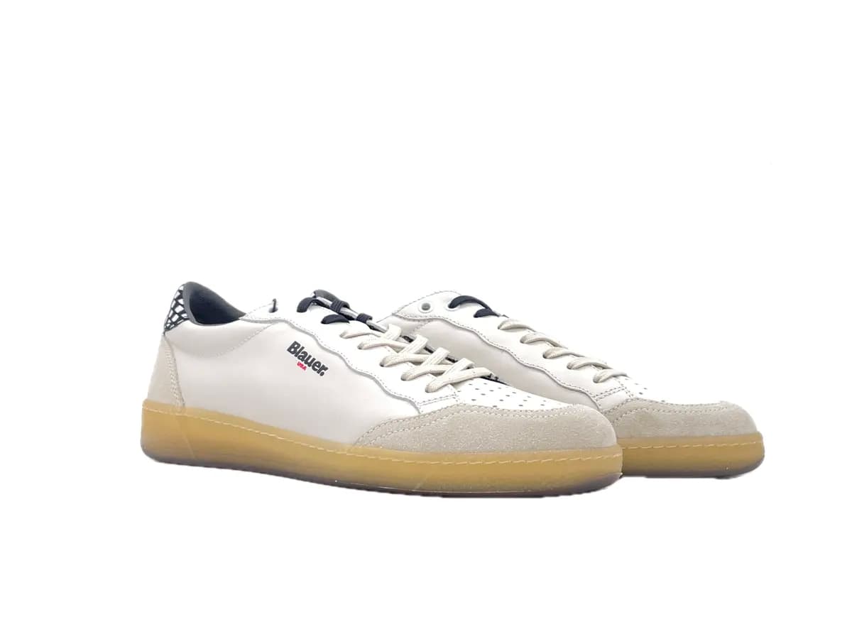 BLAUER Sneakers Murray Uomo White Black - 6