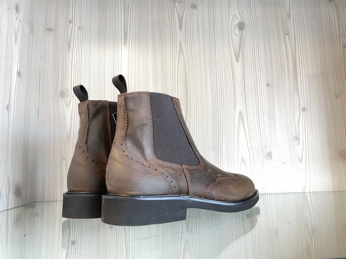 Jackal Milano stivaletti uomo Chelsea in pelle marrone in Stivali Calzature Durello - Agna, commercioVirtuoso.it