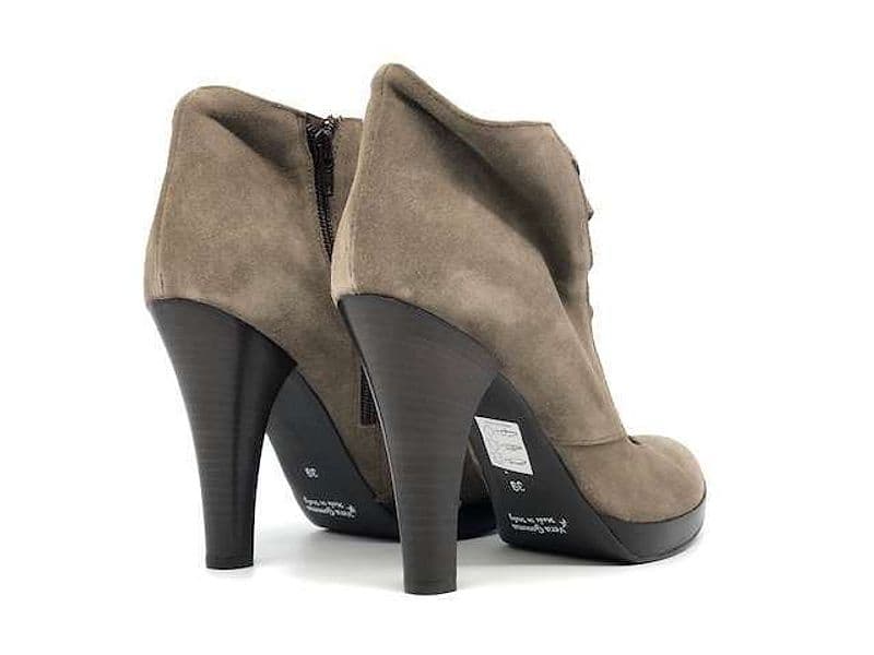 BORGO Décolleté Intrecciato Suede Taupe in Scarpe col tacco Calzature Durello - Agna, commercioVirtuoso.it