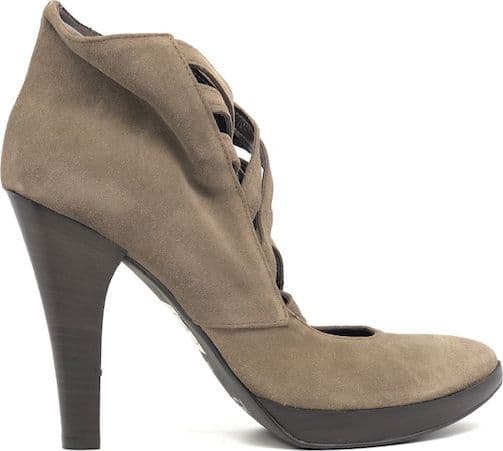 BORGO Décolleté Intrecciato Suede Taupe in Scarpe col tacco Calzature Durello - Agna, commercioVirtuoso.it