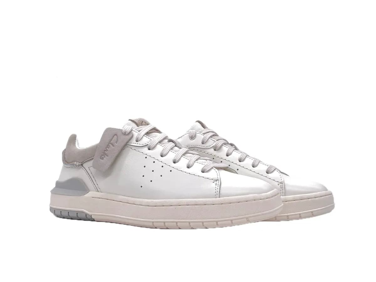 CLARKS COURTLITE 2 RUN Sneakers Uomo Off White - 6