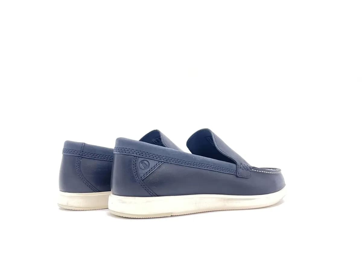 CLARKS BRATTON LOAFER Mocassino Uomo pelle Navy in Loafer e mocassini Calzature Durello - Agna, commercioVirtuoso.it