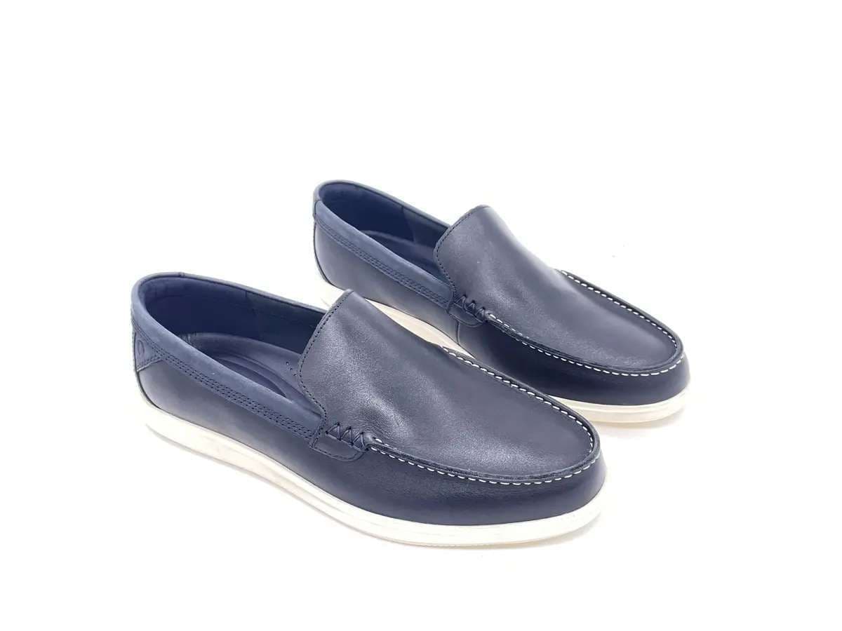 CLARKS BRATTON LOAFER Mocassino Uomo pelle Navy - 5